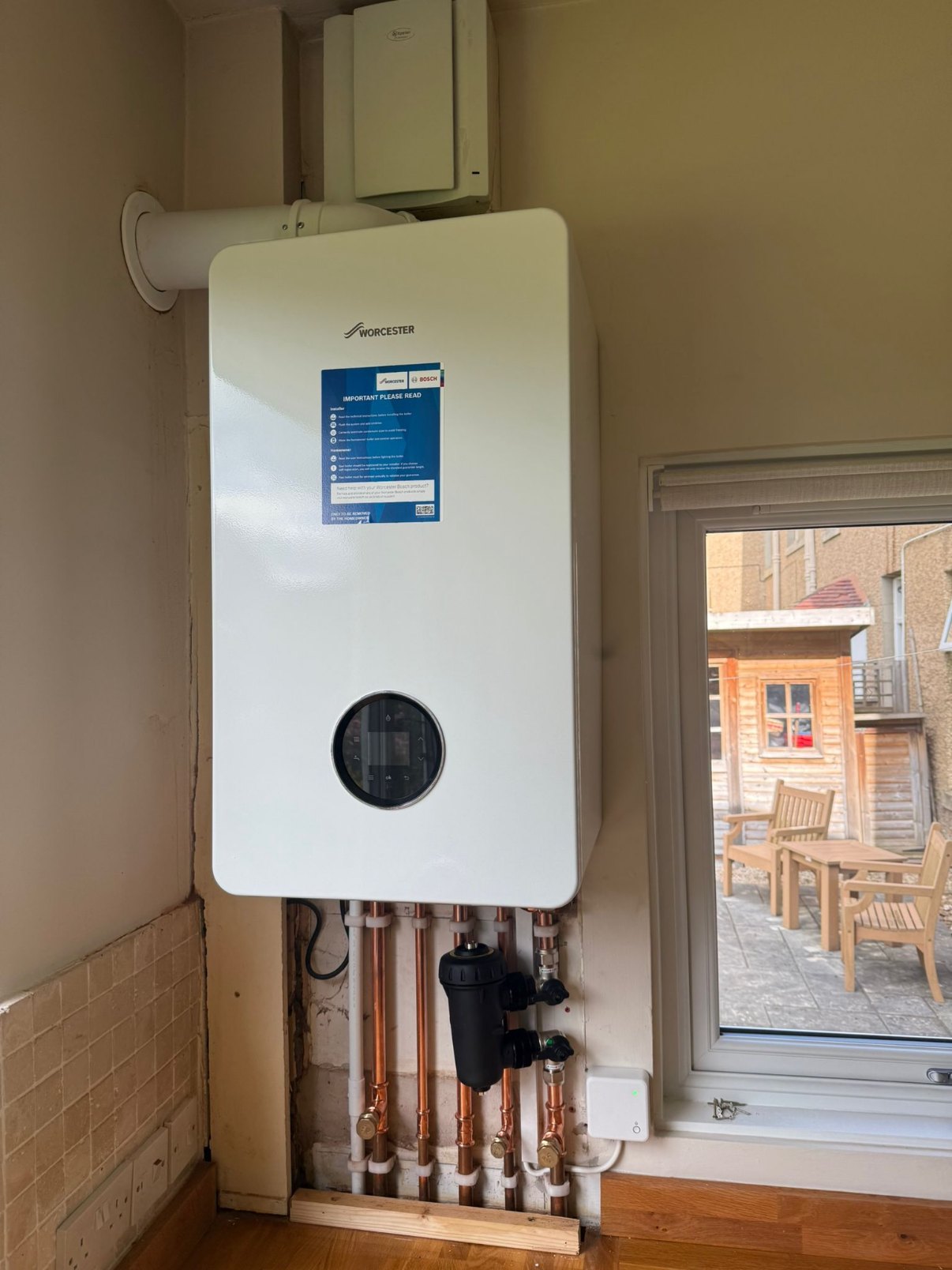 Recent boiler install by Buchanan Gas and Heating, photo 5 of 6