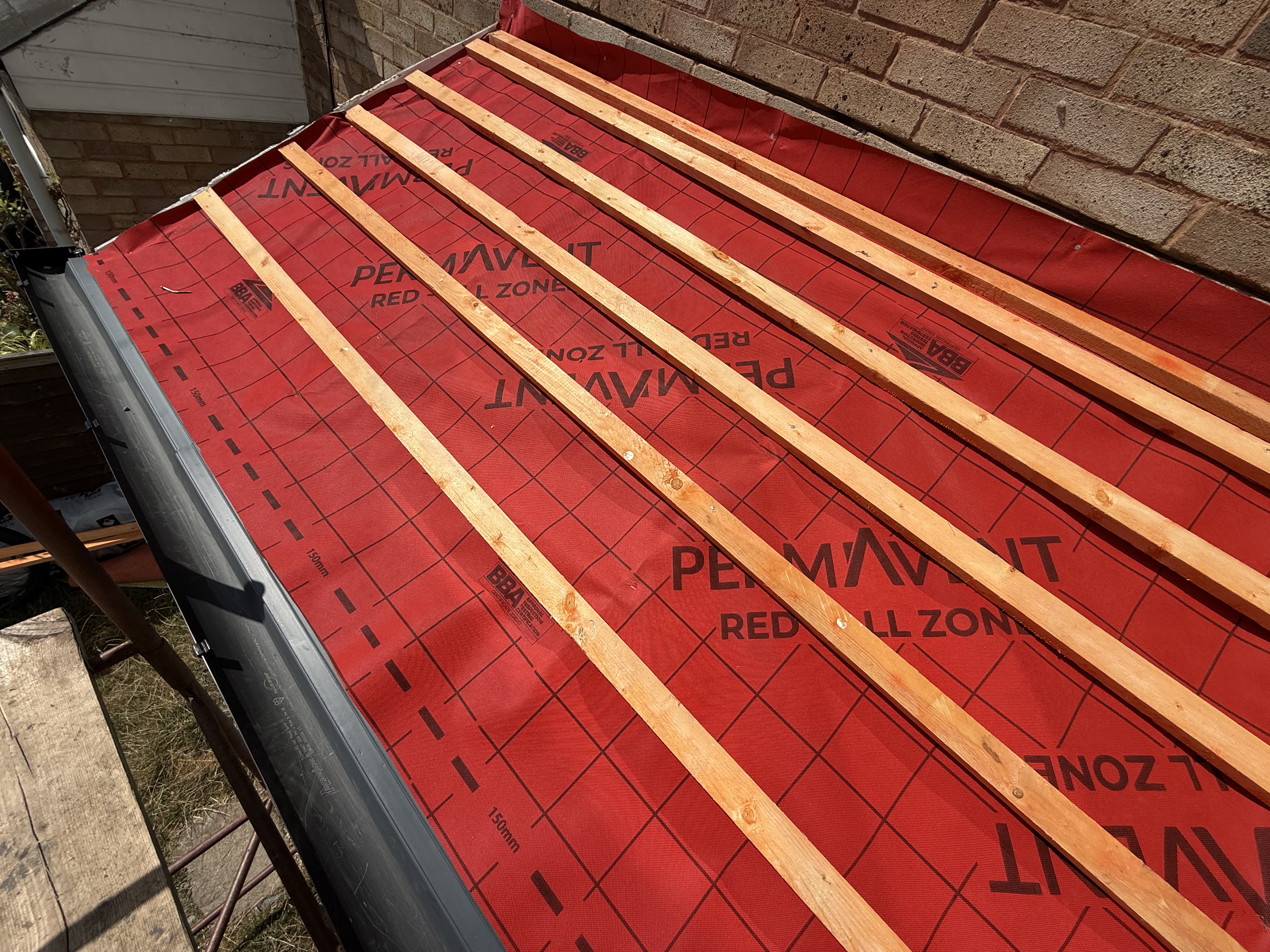 Roof covering and verge detail on an ASM & Sons Roofing job